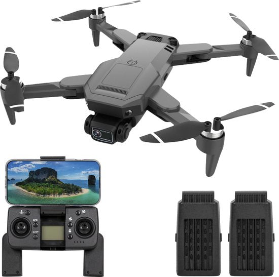 Nuvance - Drone met Camera en GPS - 1080p Mini Camera - Inclusief Opbergtas en 2 Accu's