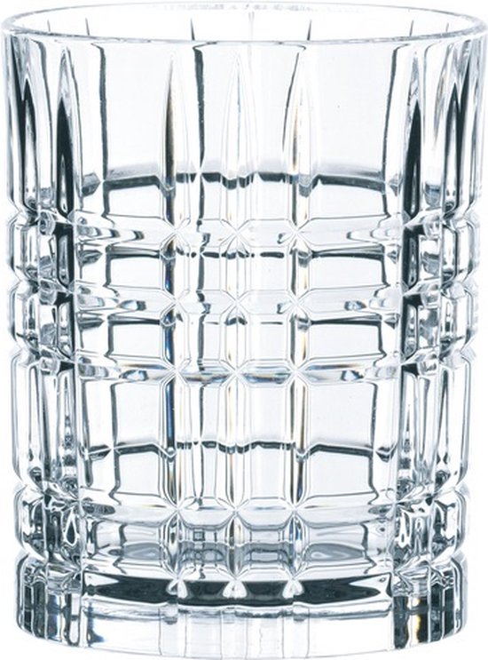 Nachtmann - Square Whiskey- en Longdrinkglazen - Set 12-delig - Whiskey - Longdrink