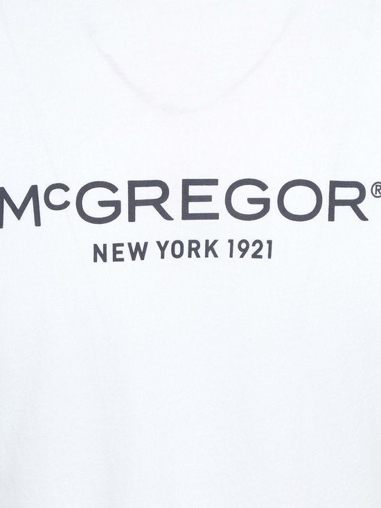 McGregor Essential Logo T-Shirt - Heren - Wit - Maat L