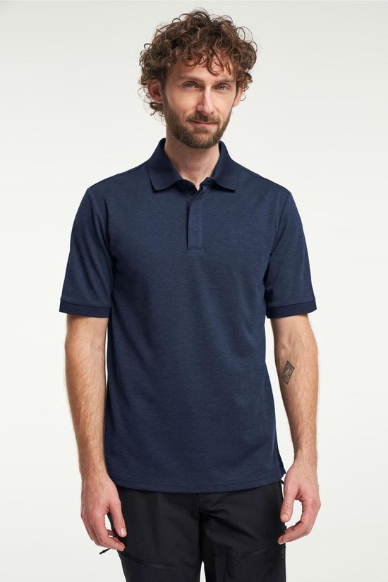 Tenson TXlite Melange Polo 465018060 - Donkerblauw - S