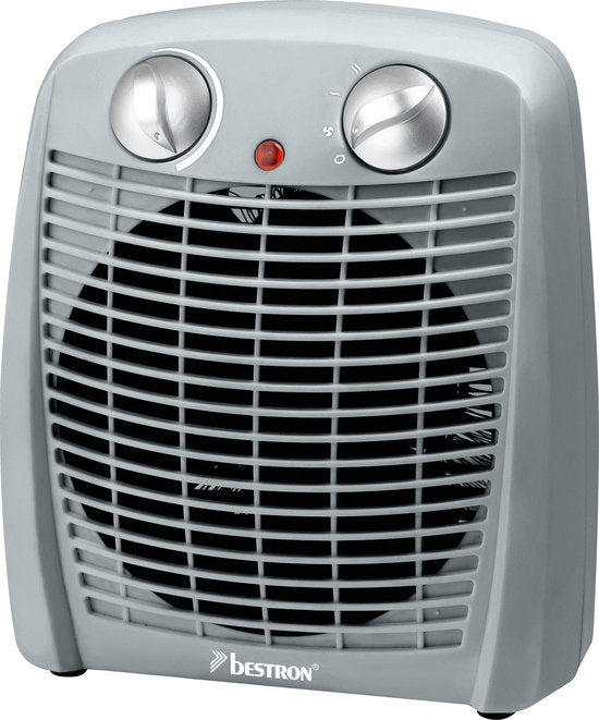Bestron Kachel - AFH211G - 2 Warmtestanden - Omvalbeveiliging - 2000W - Wit - 5 jaar garantie