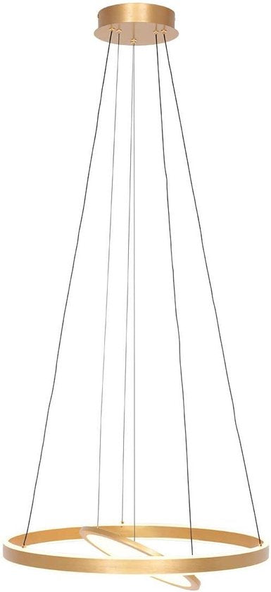 Steinhauer - hanglamp - Ringlux - goud - glas metaal - Ø 60cm - LED - 3514GO