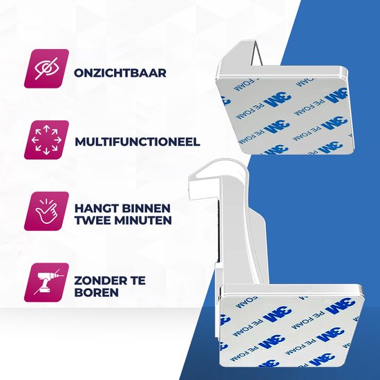Roegaarden Kinderslot Kastjes - Kastbeveiliging voor kinderen - Wit - 12 stuks