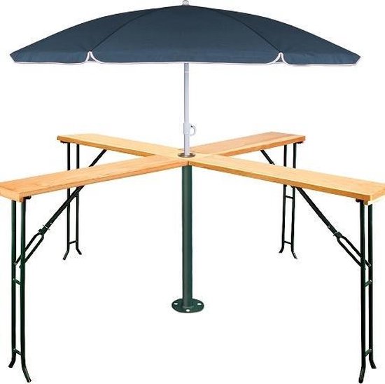 Casaria Tuin/Statafel XXL Inklapbaar Weerbestendig - 241x241x104 cm