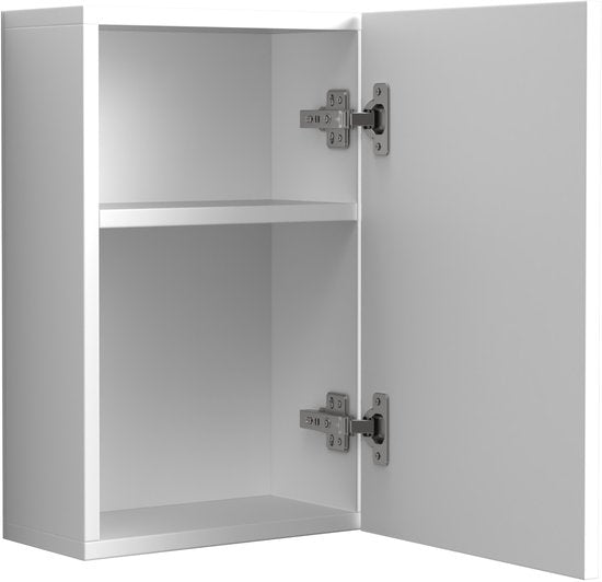 VDD - Spiegelkast - badkamerkast - toiletkast - wastafel meubel - medicijnkastje - spiegel kast - kast met spiegel - 30 x 45 x 14 cm - Wit