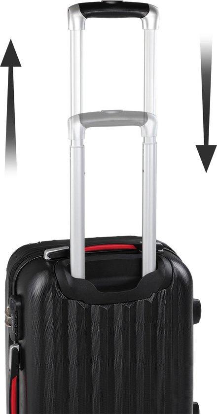 Monzana Koffer Hardcase - Basislijn M - Zwart