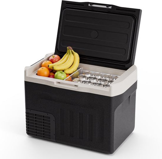 Auronic Elektrische Koelbox - Compressor - 30L - 12V en 240 volt - Camping Koelkast - Frigobox Auto - Groen