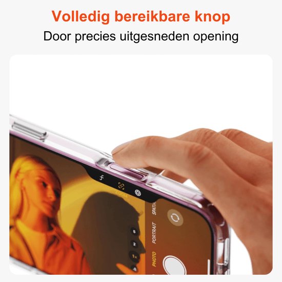 iPhone 16 Pro Camera Case doorzichtig - Snelle Lensbevestiging - Kristalhelder Design - MagSafe Compatibel - 2M Valbescherming - Duurzaam Gerecycled Materiaal - Draadloos Opladen