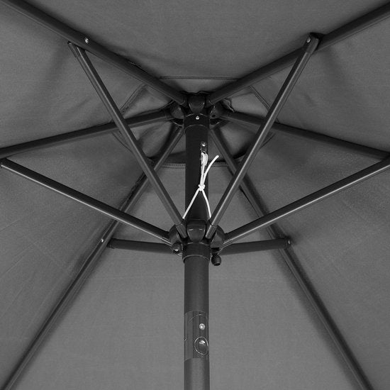 Kingsleeve Parasol 200 cm - Zwengel & Kantelmechanisme - Antraciet