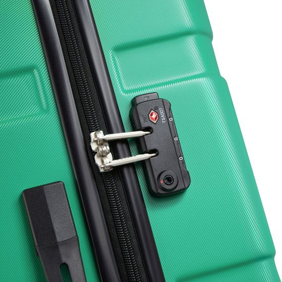 Delsey Paris x United Colors Of Benetton - Kofferset Now - 3 delig - Handbagage 34L + ruimbagage 65L en 93L – Groen