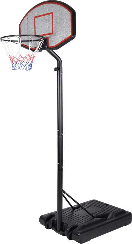 Mobiele basketbalring met verstelbare mand