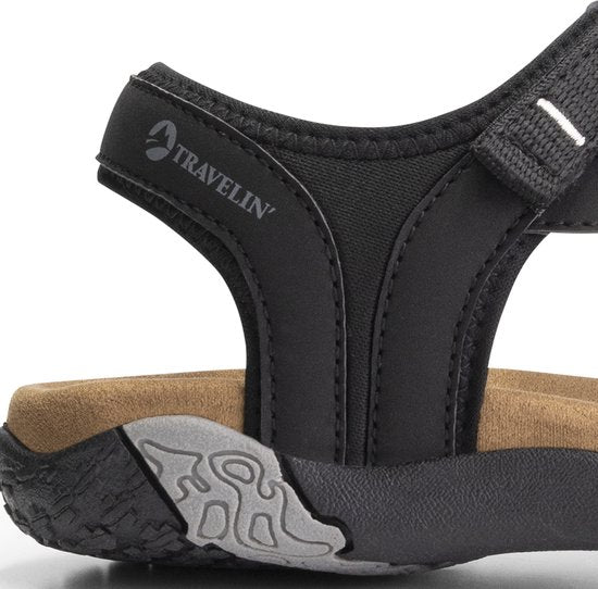 Travelin' helsem Sandalen - Dames - Zwart - Maat 40
