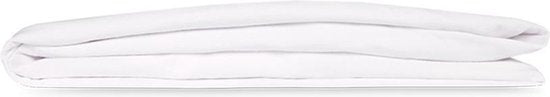 Kayori Shizu Topper Hoeslaken Jersey - 180x200-220cm - Matrasdikte 12 cm - Biologisch Katoen - Wit