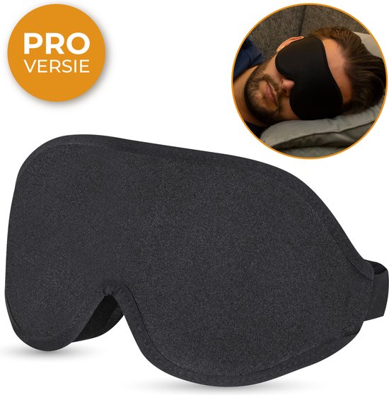 Nuvance - Verstelbaar Slaapmasker - 100% Verduisterend - Ademend Traagschuim - voor Mannen, Vrouwen en Kinderen - Oogmasker Slaap