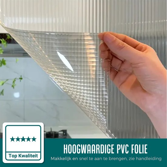 Homewell Raamfolie HR++ 70x300 - Isolerend & Zonwerend - Anti inkijk - Statisch - Lamellen