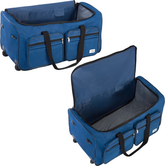 Monzana Rol reistas blauw 85 Liter