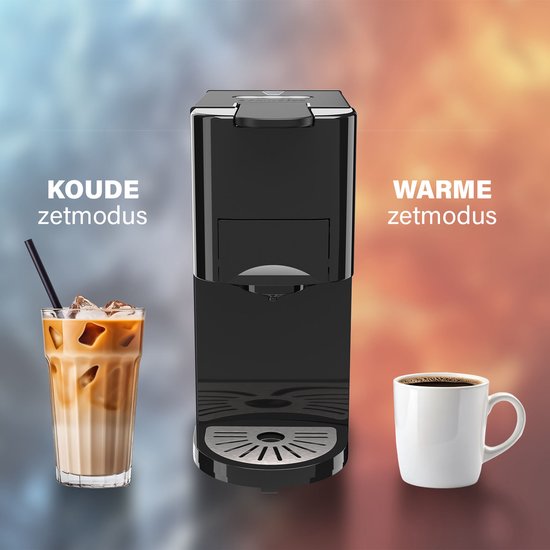 Princess 249454 Multi Capsule Koffiemachine - 4 in 1 - Geschikt voor Nespresso - Dolce Gusto Capsules - Zwart / Zilver