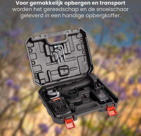 QLT Snoeischaar met Accu - Elektrische Accu Snoeischaar