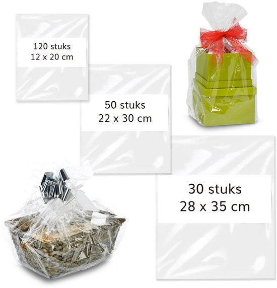 Krimpfolie set vellen - 3 maten - 200 stuks - Knutselen - Voor Kinderen en volwassenen - Armbandjes maken meisjes en jongens - Pakketten - Wikkelfolie - Creatief - Sleutelhangers - Rekfolie
