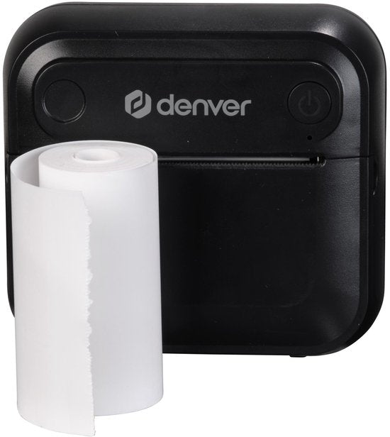 Denver Mini Pocket Printer - Sticker Printer - Thermisch Papier - Bluetooth - Mobiele Fotoprinter - MBP32B