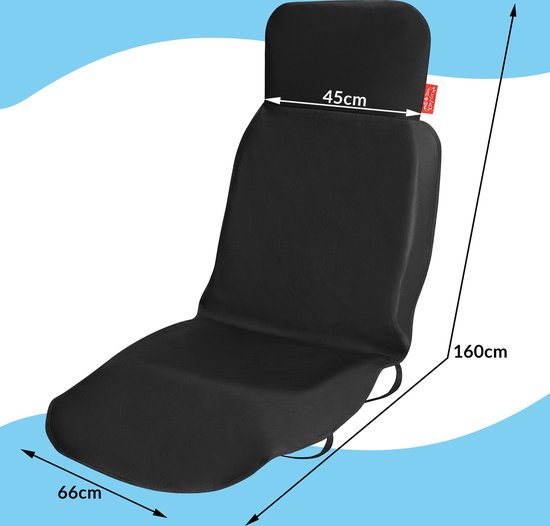 Kingsleeve Autostoelhoes Universeel - 600D Oxford – 1 Stuks Zwart