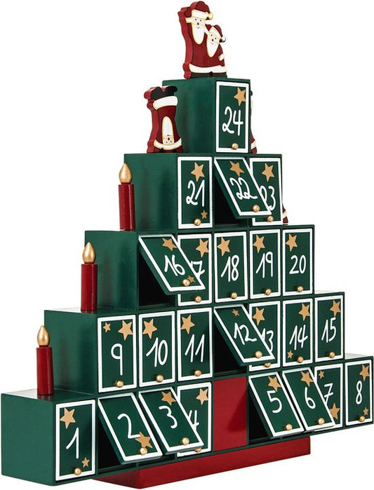 Spielwerk Herbruikbare Adventskalender – Zelf Vulbaar 24 Deurtjes