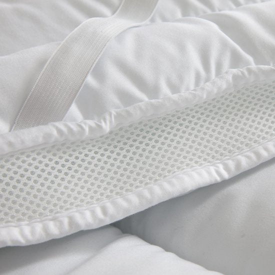 Duo-Bed Matrastopper - Soft Touch - 140 x 200 cm - Wit