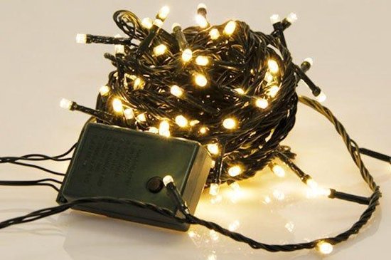 Sparkle Light Led 8m 120l Warm Wittegroene Draad 24v Modulator Ext.2.5m