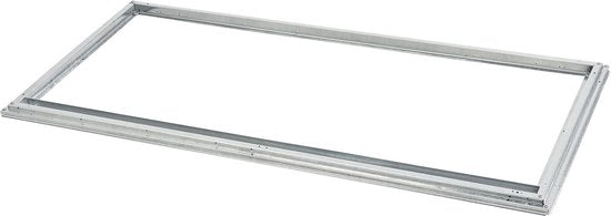 Metalen tuinhuis berging S - Antraciet - Incl. onderstel