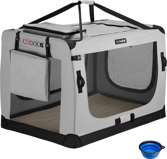 Cadoca Honden & Katten Reismand XXXL - 101x68x65cm - Grijs
