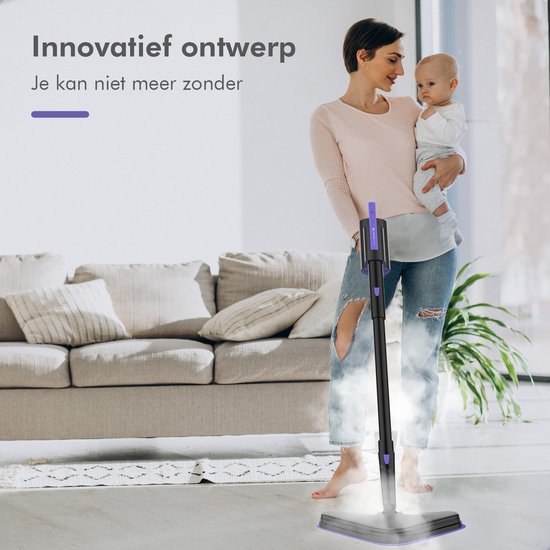 Motionflow 16-in-1 Stoomreiniger - Handstomer - Vlekkenreiniger - Diepte reiniging voor vloer, bank, badkamer en tapijt - tapijtreiniger