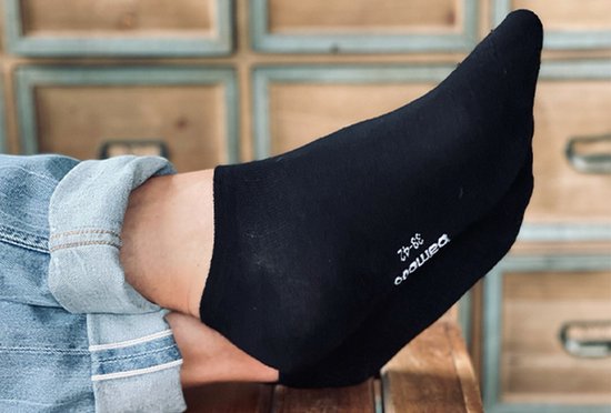Bamboo Elements - Sneakersokken 12-Paar - Assorti – 43-46 - Bamboe Sokken – Sneakersokken Heren – Sneakersokken Dames - Sneaker Sokken
