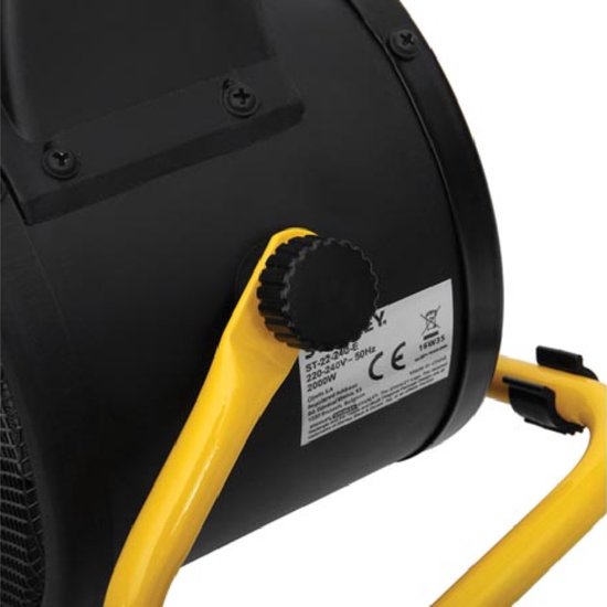 Stanley ST-22-240-E - Ventilatorkachel - 22.7 x 17.2 x 24.5 cm - zwart/geel