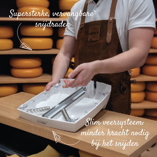 BOSKA Cheese Commander PRO+ - Kaassnijmachine - Professionele snijmachine voor Zachte Kaas - Counter tool - 320x400x125 mm