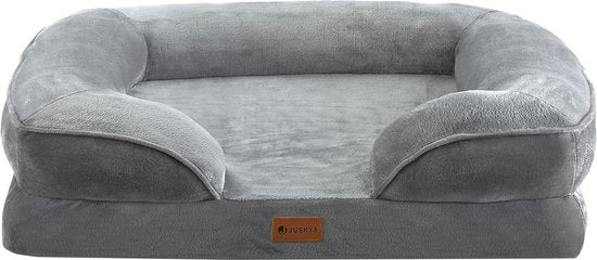 Juskys Hondenmand / Kattenmand Sheena M - 72 x 60 cm - Grijs