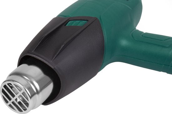 VONROC Heteluchtpistool – Verfafbrander – 2000W – 3 temperatuurstanden – Incl. Accessoires & tas