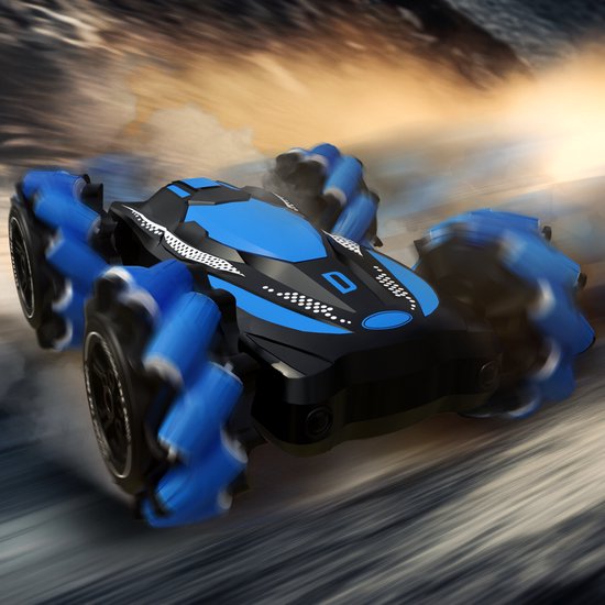 NAPI Bestuurbare Auto - RC Stunt Car met 2 Accu’s - Speelgoed Auto voor Jongens - Buitenspeelgoed - Race Autos - Speelgoedauto Buiten - Radiografisch - Slidestorm