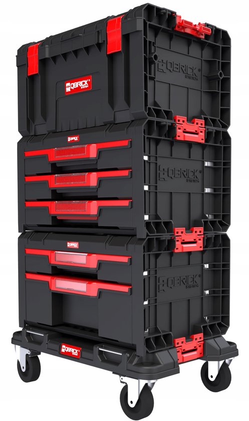 Qbrick System PRO Lade Werkplaats Set 2 - Robuuste Gereedschapskoffers
