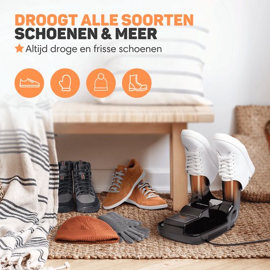 Vulpes Goods® Tech - Schoenendroger & Schoenverfrisser met Ozone - Ozone & Droogfunctie - Incl. 10 Schoenverfrissers - PRO versie