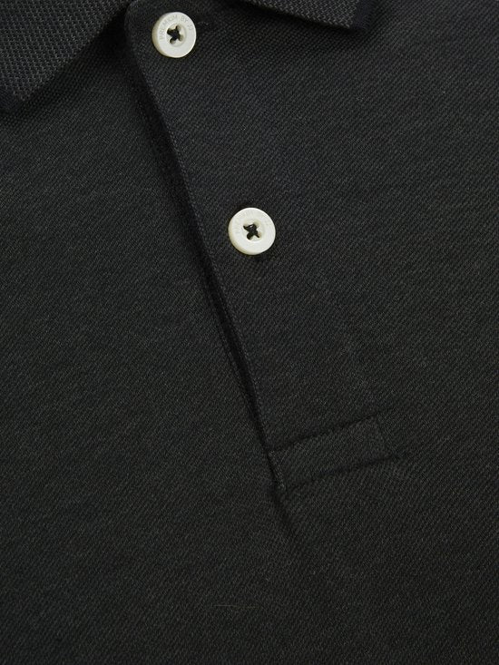 Jack & Jones Essentials Paulos Poloshirt - Donkergrijs Melange - Maat XL