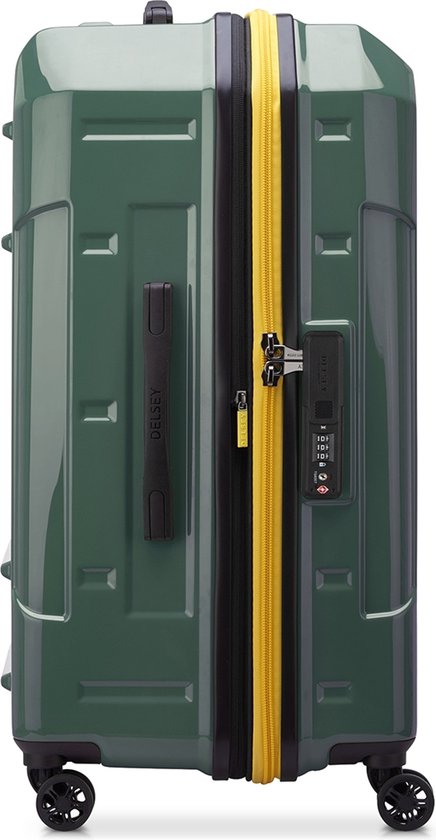 DELSEY PARIS Rempart Uitbreidbare 4 Dubbele Rollen Trolley 73 Army Donkergroen