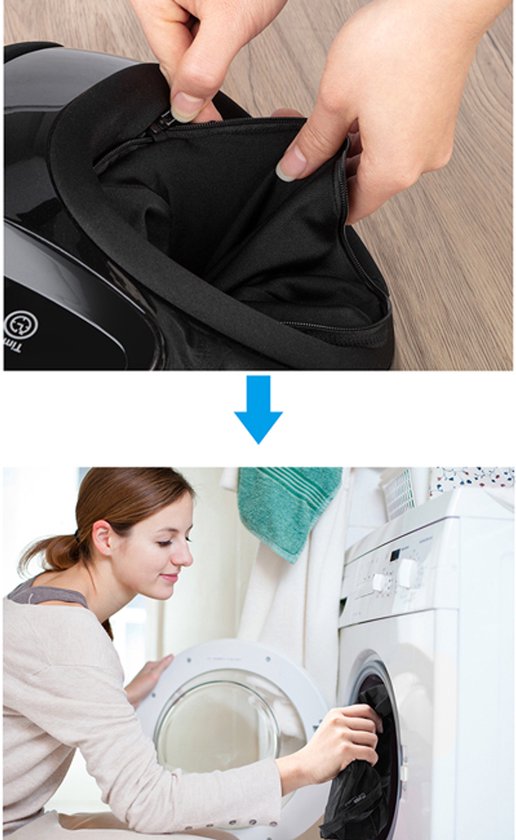 wellhealth - Heerlijk ontspannen met deze voetmassager - Voetmassager - Zwart