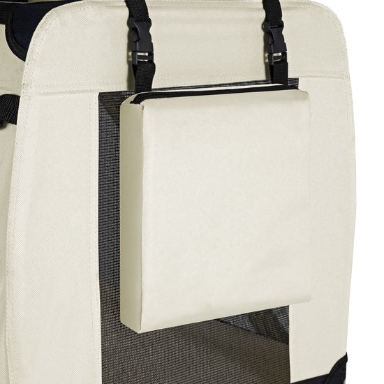 Vouwbare Hondentransportbox / Bench Lassie L - Beige - 50 x 70 x 52 cm