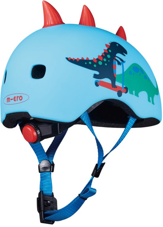 Micro - Helm - Scootersaurus (m) (ac2095bx) /speelgoed om op te rijden /blauw/m
