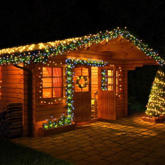 Monzana Lichtsnoer 200 LEDS – Afstandsbediening Timer – Warm Wit