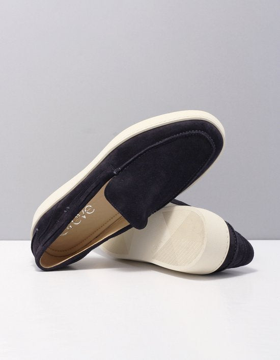 Greve 2301 loafers heren blauw 2948 profondo suede 43,5 (9+)