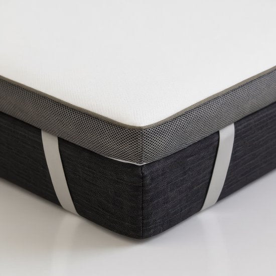 Twin Motion® Topper 160x200 cm - Topdekmatras - Matrastopper - Hybride Gel Traagschuim - Medium Hardheid - 8 cm Dik