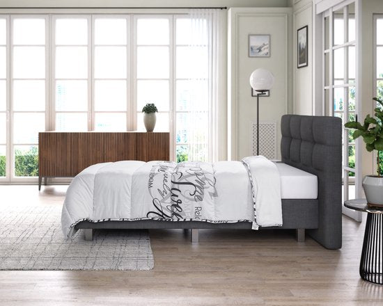 Sleeptime Dekbed zonder Overtrek - Bedrukt dekbed - Gekleurd dekbed - Dekbed met print - 200x200 cm - Wit
