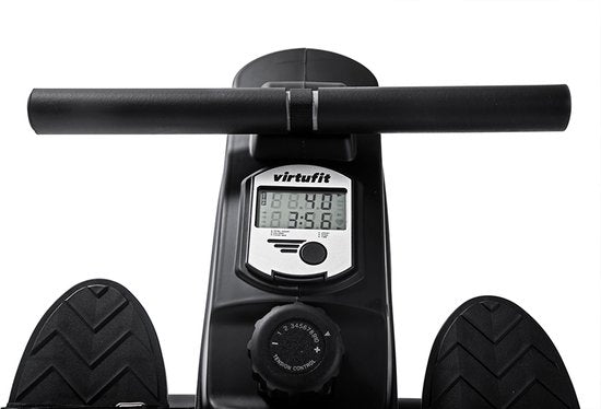 VirtuFit Row 450 Roeitrainer - Roeimachine - Silent Magnetic Weerstandssysteem - Roeiapparaat - 10 Weerstanden - Inklapbaar - Roeitrainers - Incl. Transportwielen