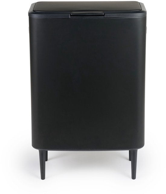 Umuzi Cleaning Prullenbak - 60L - Soft Close - 54x 33x80 - Mat Zwart